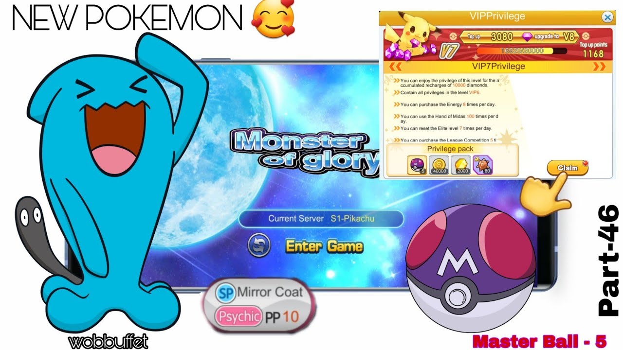 HOW TO BEST GAME POKEMON MONSTER OF GLORY PART46 NEW