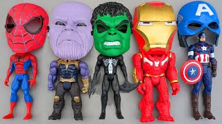 Avengers Assemble! Thanos, Hulk, Spider Man, Iron Man vs Captain America & Venom #63