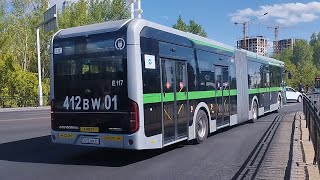 Астана. E117 Yutong E18 маршрут 10ка D001 Irisbus Citelis 18 маршрут 51