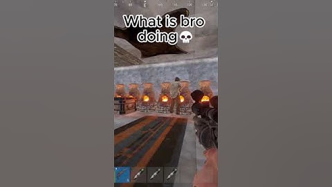 What is bro doing💀 #rust