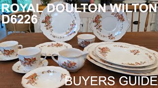 Royal Doulton China Wilton D6226 Buyers Guide