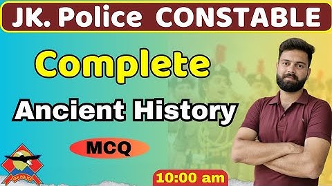 Jkp Constable Mock Test Important History Question l jkp History #jkpconstable @k19_Vampire