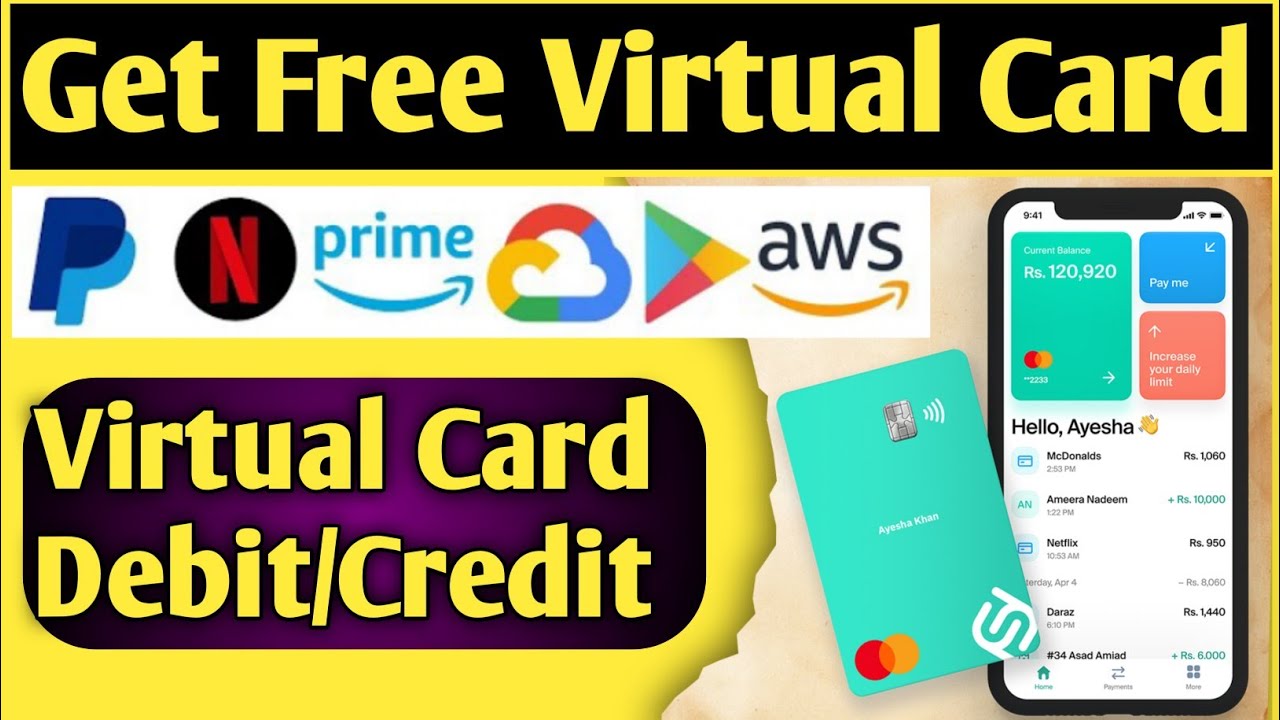 How To Get Free Virtual Credit Card Virtual Credit Card Free Free