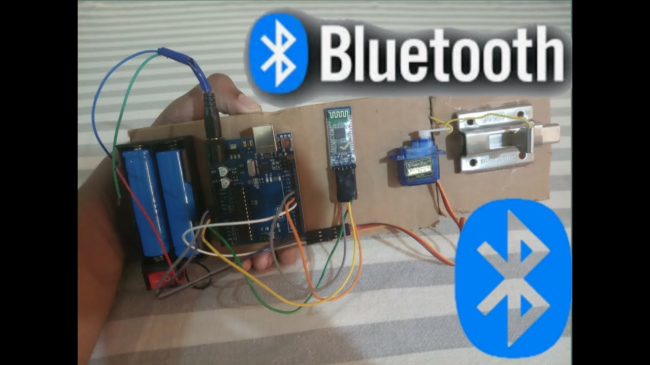 How To Make A Bluetooth Door Lock With Arduino Uno Sdp Studios Youtube