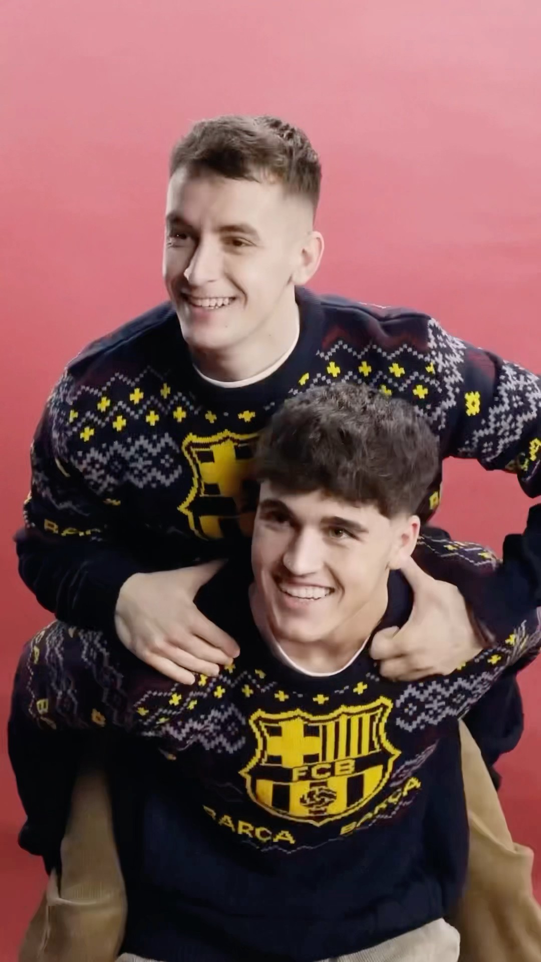 We had tones of fun filming the Christmas campaign ?#fcbarcelona #shorts