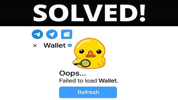 How to Fix Telegram Wallet Loading or Failed to load Wallet!