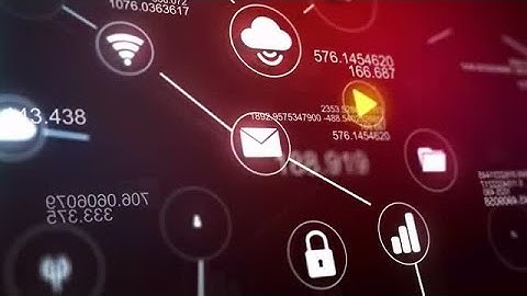 Technology Icon Symbol Digital Animation Stock Motion Graphics