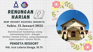 Renungan Harian, Sabtu 15 Januari 2022