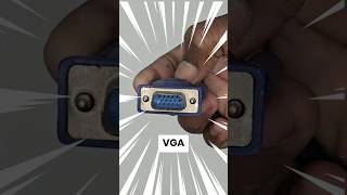 VGA vs HDMI vs DP Cabel #tech #shortvideo #shorts