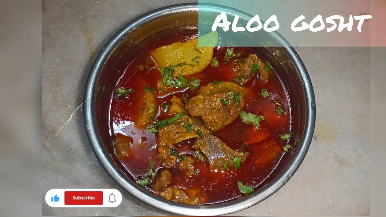 Aloo Gosht Recipe 