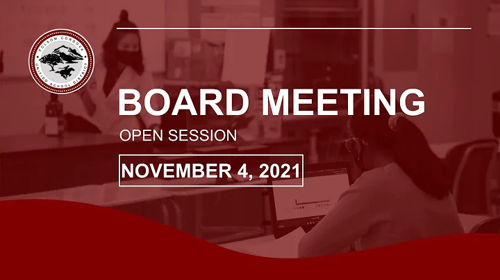 FCUSD Board Meeting 11/4/2021 - Open Session