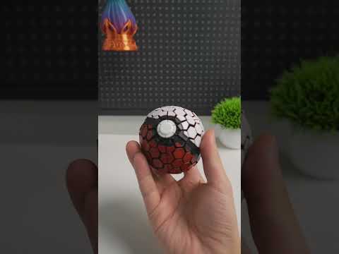 Gotta print ’em all. Looks like we finally caught one. #3dprinting #flashforge #creator5 #pokeball