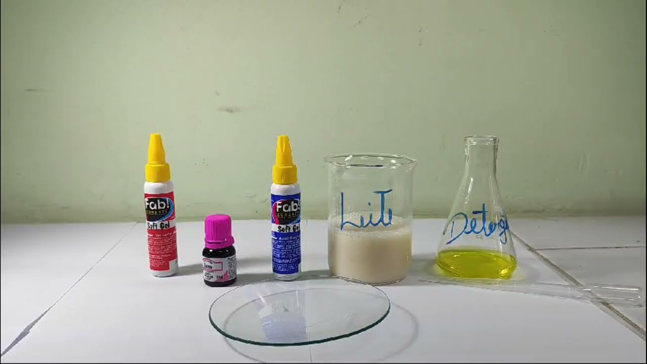 Experimento: Leite Psicodélico – A Magia das Cores na Química!