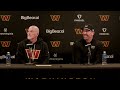 End of Season Press Conference: GM Adam Peters and HC Dan Quinn Discuss the 2025 Commanders Season