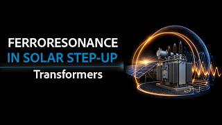 Ferroresonance in Solar Step Up Transformers