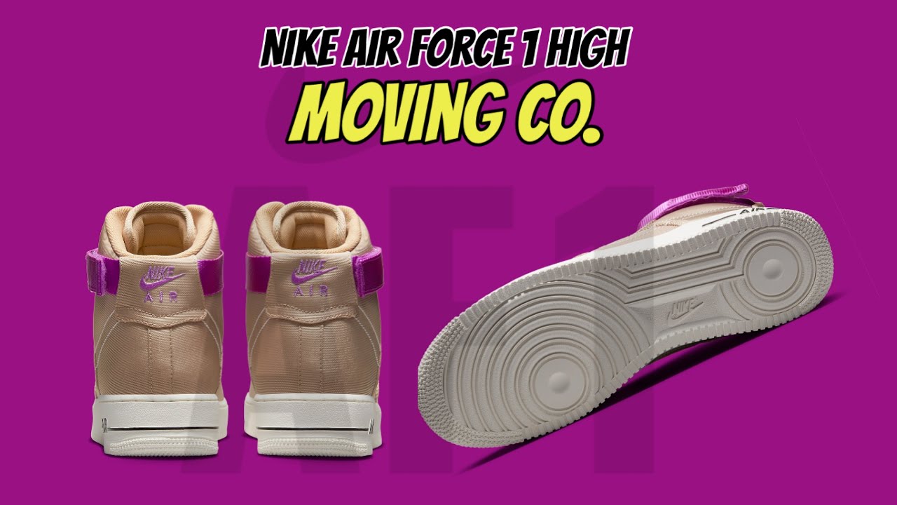 Nike Air Force 1 High Moving Co. YouTube