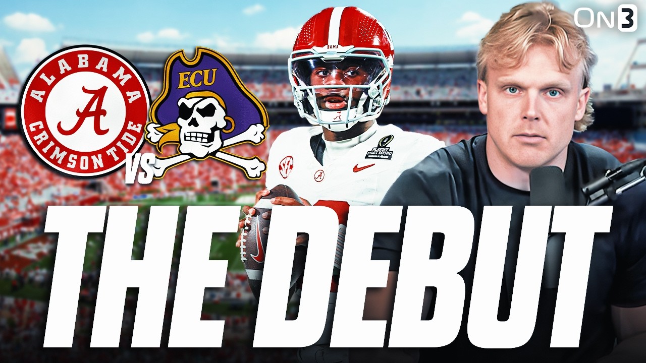 Expectations For Alabama's NEW QB vs East Carolina