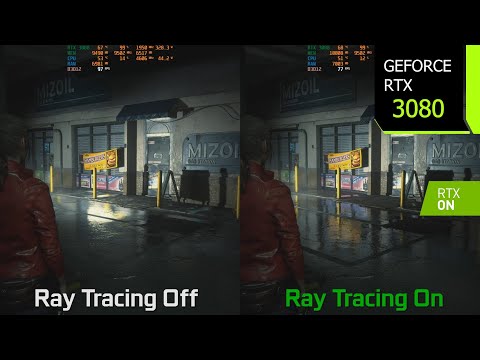 Resident Evil 2 Ray Tracing On vs Off - Graphics/Performance Comparison | RTX 3080 4K Max Settings
