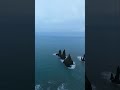 Would you do this on a cliff? 😳 #iceland #drone