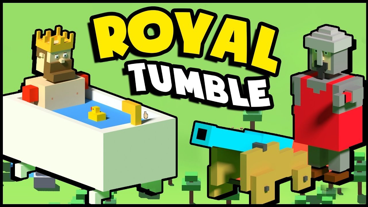 JENGA Meets CASTLE SIEGE!The Royal Rumble Of Physics Based Building (Royal Tumble Gameplay)