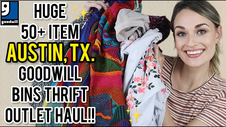 HUGE 50+ ITEM Austin, Tx. Goodwill Thrift Outlet [Bins] Haul to Resell for a Profit $$ on Poshmark!!