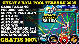 GRATIS‼️CHEAT 8 BALL POOL TERBARU 2025 AIM TOOL GARIS PANJANG SUPPORT ANDROID 10-16 WORK NOROOT SAFE