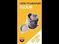 How to Measure Flour #shorts