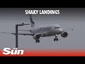 Shaky landings at uk heathrow airport as storm isha unleashes 85mph winds