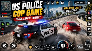 🚨 US Police Cop Game 🚔 | Police Car Chase & High-Speed Pursuit! 🔥 | Realistic Police Simulator screenshot 3
