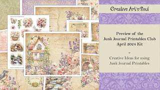 The Junk Journal Printables Club - Preview of April 2024 Kit