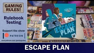 Escape Plan - Rulebook testing