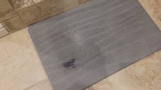 SUTERA  Stone Bath Mat Non Slip Super Absorbent Quick Drying Review