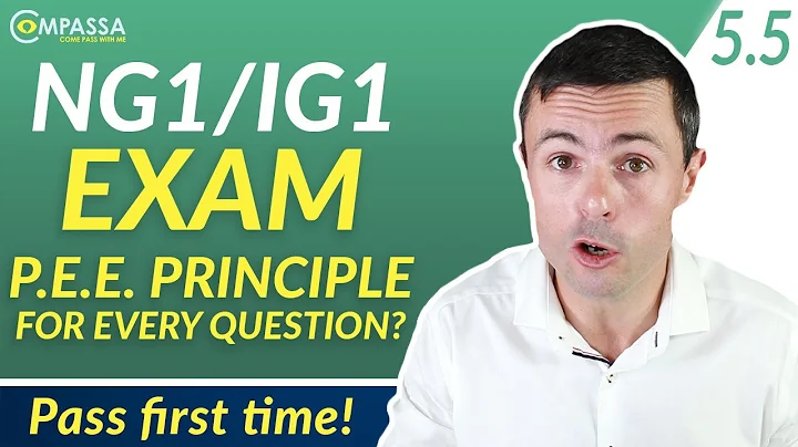 NEBOSH NG1/IG1 EXAM Should We Use The PEE Principle Every time?