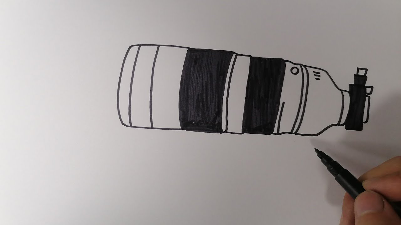 como dibujar camara/how to draw camera - YouTube