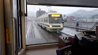 『GTO車』広島電鉄　西観音町→広電西広島　前面展望