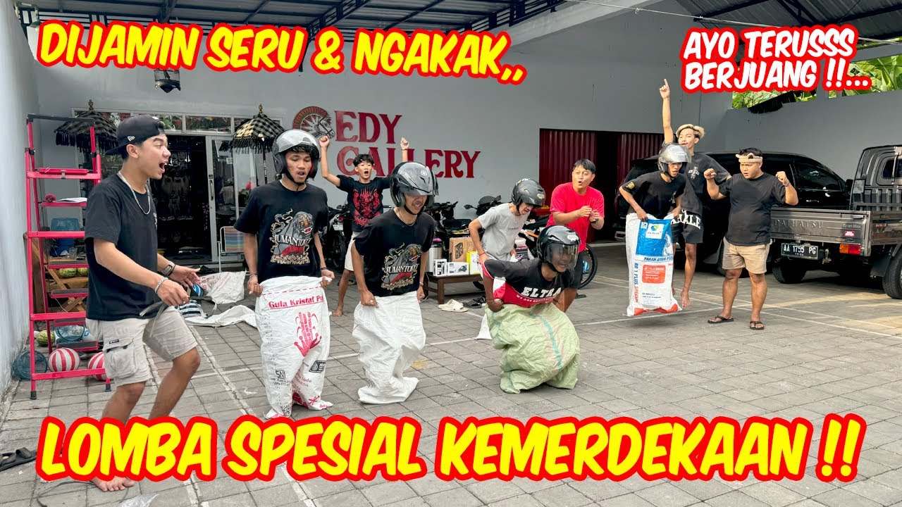 KITA ADAIN LOMBA AGUSTUSAN DI BASECAMP GWSM !! Akankah mereka berhasil mendapatkan hadiah utama ??