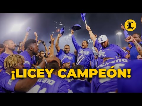 LOS TIGRES RETOMAN EL LIDERATO DE CAMPEONATOS EN LIDOM ¡LICEY CAMPEÓN!