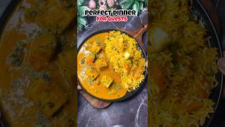 Dinner for guests -  #youtubeshorts #shorts #viralshorts #paneermasala