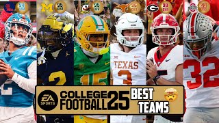 BEST Teams in EA Sports College Football 25