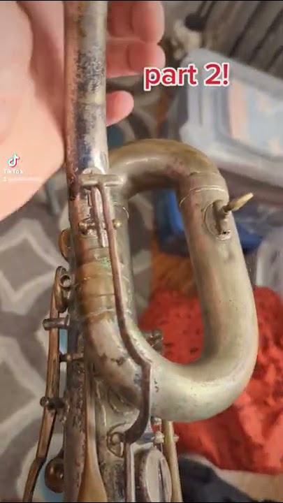 Baritone saxophone from 1905! Part 2