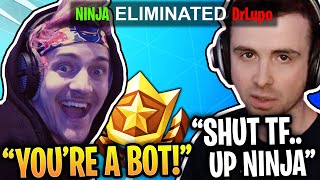 Ninja *ELIMINATES* DrLupo &amp; Roasts Him In Public Game! // *LUPO IS MAD*