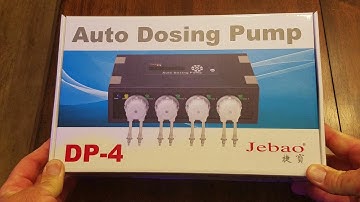 JBJ 45 gallon rimless reef - System Jebao DP-4 Doser and Unboxing