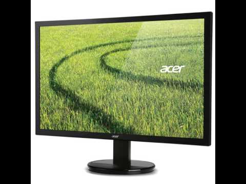 Monitor LED Acer 24&39;&39;, Wide, Full HD, DVI, Negru, K242HLbd