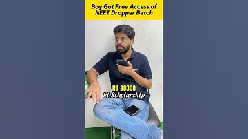 28000 Rs ki Scholarship 😱🙏🏻 ft. Prateek sir | NEET Motivation #shorts #esaral  #neet2026