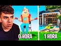 DEI 1 HORA PARA 8 JOGADORES CONSTRUIREM O QUE QUISEREM no FORTNITE! ‹ ElDengoso ›