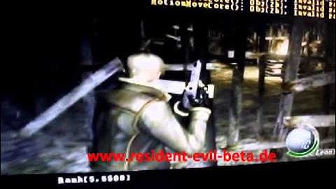 Resident Evil 4 Beta: Strange Enemy Animation