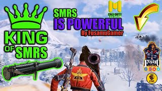 Is SMRS Really That Powerful ?? (THE KING OF SMRS) | CALL OF DUTY MOBILE BATTLE ROYALE! | HIGHLIGHT