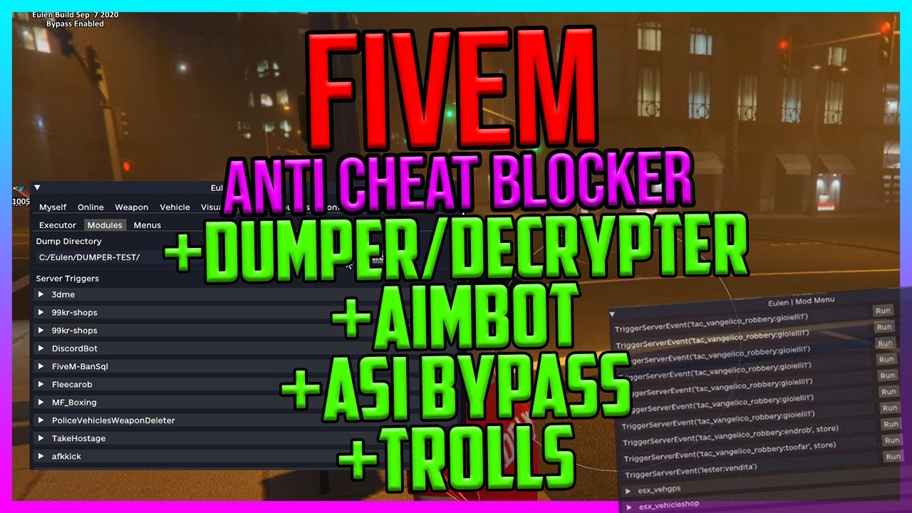 Hack Fivem Lua Exec E Modmenu - Gta - DFG