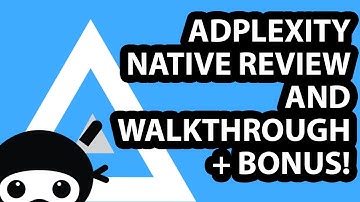 AdPlexity Native Review and Walkthrough + Bonus!