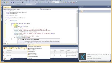 Sort element of array in Ascending Order in c#.net